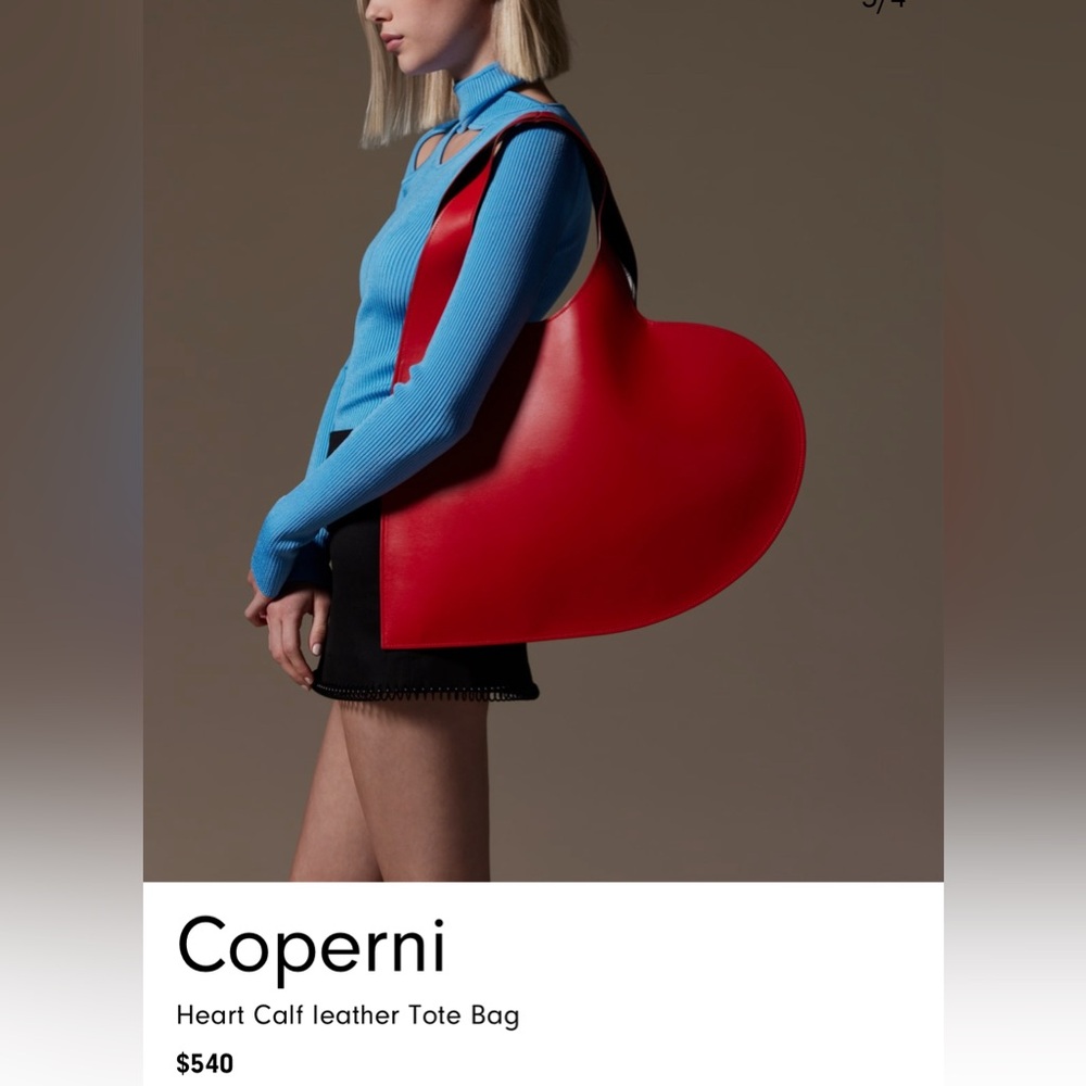 COPERNI Leather Heart Tote - Price Firm - Picture 16 of 16